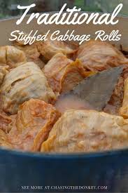 Stir in onion, cooked rice, parsley, salt, pepper, garlic salt and 1/2 can of tomato soup. Croatian Sarma Recipe Stuffed Cabbage Rolls Chasing The Donkey