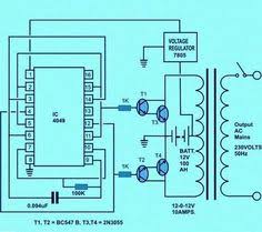 We can see the diagram. 68 Inverter Circuits Ideas Electronics Circuit Circuit Diagram Circuit Projects