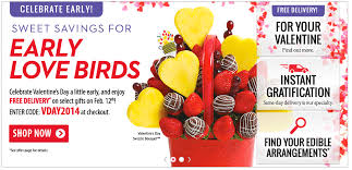 Edible arrangements valentines day gifts. Edible Arrangements Free Delivery On Select Gifts On February 12th Freebies2deals