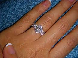 Lets See Those Halo Wedding Bands Weddingbee Wrap Wedding Band Halo Wedding Bands Enhancer Wedding Band