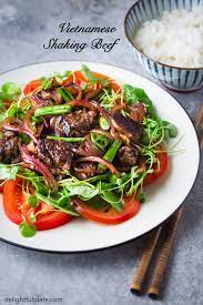 Vietnamese Shaking Beef Bo Luc Lac Delightful Plate Recipe Asian Recipes Beef Recipes
