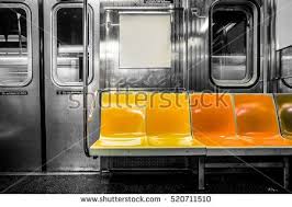 New York City Subway Car Interior With Colorful Seats Nyc Subway New York Subway Nyc Train