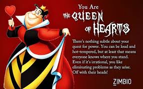 Which Disney Villain Are You Disney Villains Queen Of Hearts Disney Villain Quote