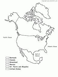 Color north america map with your own statistical data. North America Coloring Page Coloring Home