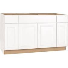 Hampton Bay 2478259 Hampton Assembled 60x34 5x24 In Sink Base Kitchen Cabinet In Satin White Walmart Com In 2020 Base Cabinets Kitchen Base Cabinets Kitchen Cabinets