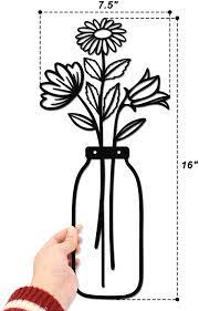 Ships free orders over $39. Buy Vase Metal Wall Art Qmetalart Flower In Vase Wall Decorations For Living Room Kitchen Bedroom Bathroom Home Wall Decor Lovers Housewarming Gift Wide Online In Germany B08qvjfvc3