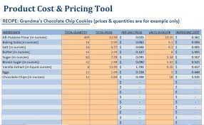 Small Food Business Food Product Cost Pricing Calculator In 2021 Food Business Ideas Food Truck Business Pricing Calculator