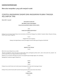 Bahwasanya para pelajar indonesia sebagai bagian dari bangsa indonesia, memiliki tanggung jawab nasional untuk menumbuhkan dan mengembangkan kesadaran para pelajar sebagai suatu bangsa. Contoh Anggaran Dasar Dan Anggaran Rumah Tangga Kelompok Tani Padukuhankalangan Pdf