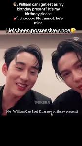 William's Playful Possessiveness in Birthday Request