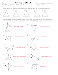 Applying worksheets means facilitating students to have the ability to answer issues about subjects they have learned. 30 Triangle Congruence Worksheet Answer Key Worksheet Project List