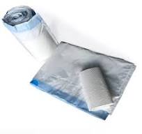 Medical Disposable Vomit Bags with Leak Proof Drawstring LDPE Disposable Vomit Bag with Absorbent Pad