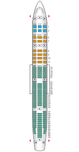 Emirates Airlines Boeing 777 300er Economy Class Seating