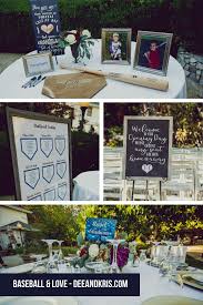 Sacramento Weddings With Baseball Decor At Monte Verde Inn