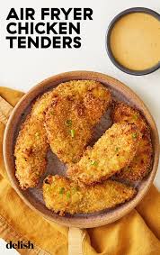 Air Fryer Chicken Tenders Are Perfectly Crispy Recipe Air Fryer Recipes Healthy Air Fryer Recipes Easy Recipes