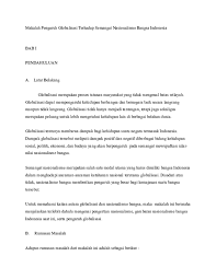 Laporan mengenai pengaruh negatif globalisasi. Doc Makalah Pengaruh Globalisasi Terhadap Semangat Nasionalisme Bangsa Indonesia Riko Tampu Academia Edu