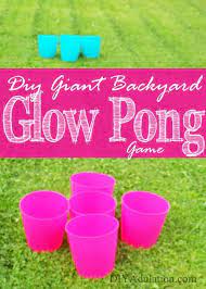 Diy Giant Backyard Glow Pong Game Diy Adulation Backyard Games Diy Outside Party Games Pong Game