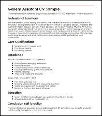 Suchen sie unter tausenden von jobangeboten auf neuvoo, der weltweit grössten jobseite. Gallery Assistant Cv Example Myperfectcv