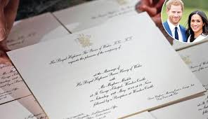 Get push notifications with news, features and more. Harry Meghan Have Sent Out Wedding Invitations 2018 03 24