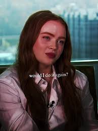 Sadie Sink with White Eyes