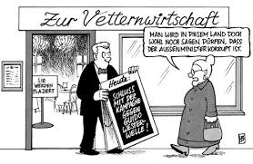 May 20, 2021 · durch die freihändige vergabe wurde die tür für vetternwirtschaft sperrangelweit geöffnet. Vetternwirtschaft Von Harm Bengen Politik Cartoon Toonpool