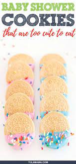 Gender reveal ideas to announce your pregnancy are all the rage! 95 Beautifully Decorated Baby Shower Cookies For Boy For Girl For Gender Reveal And For Neutral B Baby Shower Cookies Baby Shower Desserts Baby Shower Snacks