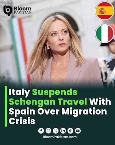 Italy has temporarily reinstated border checks for travellers arriving from Spain after a massive migrant influx into the Spanish enclave of Ceuta, escalating political tensions within the European Union over migration and