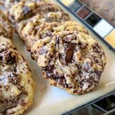 My Version Of The Famous New York Times Chocolate Chip Cookie Recipe Choc Chip Cookie Recipe Cookies Recipes Chocolate Chip Famous Chocolate Chip Cookie Recipe