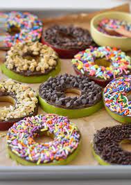 No Bake Apple Donuts Fork And Beans Recipe Snacks Snack Time Food