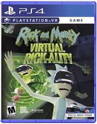 Rick And Morty Virtual Rick Ality Ps4 Playstation 4 Vr Video Game Sony Videogame Free Fast Shipping Ebay Canada Rick And Morty Ps4 Games Ps4 Games For Kids
