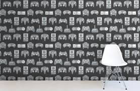 Retro Controller Wall Murals Are Perfect For A Game Room Retro Wallpaper Retro Wallpaper Uk Retro Games Wallpaper