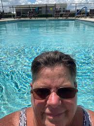 Daily pool walking and swimming routine