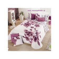 Le dessus de lit est aussi décoratif qu'utile. Elegant Couvre Lit Violet Dete Lilas 260 X 270 Cm Linge De Lit Et Oreillers Ghschoolsonline Ameublement Et Decoration