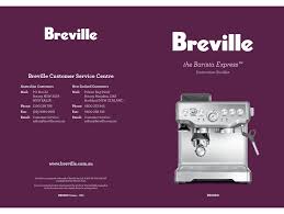 Bes820xl the best of breville. Breville Barista Express Bes860 Instruction Booklet Pdf Download Manualslib