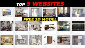 Available in number of file formats including max, obj, fbx, 3ds, stl, c4d, blend, ma, mb. Top 5 Websites For Free 3d Model High Quality 3d Model Youtube