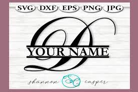 Download Split Monogram Letter D Single Letter File 291438 Svgs Design Bundles