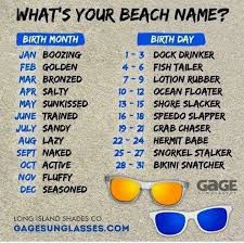 Beach Names Funny Name Generator Funny Names Names