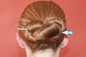 chinesischer dutt kupferzopf haar styling haarzubehor bunte haare