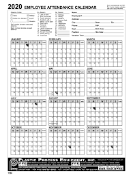 Officetimer attendance management system is a free online attendance software with location tracking functionality. Attendance Sheet Printable 2020 Employee Attendance Calendar Fill Online Printable Fillable Blank Pdffiller