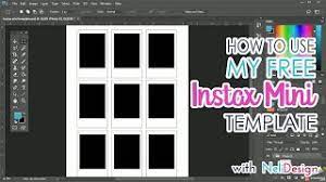 Polaroid frames, 4 pieces of polaroid with different conditions. Free Instax Mini Template Youtube