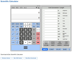 Ecalc Is A Free And Easy To Use Scientific Calculator That Supports Many Advanced Features Including Unit C In 2020 Calculator Scientific Calculators Solving Equations