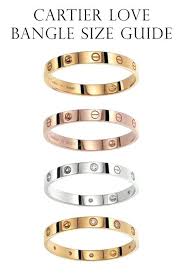 cartier size chart trinity ring mol white gold pink bracelet