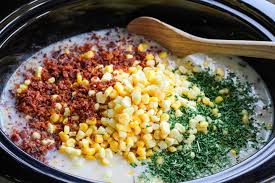 And the best part about this healthy chicken corn chowder? Crock Pot Corn Chowder With Chicken And Bacon Two Healthy Kitchens