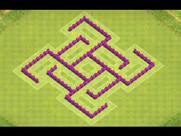 Sixth level of the town hall allows you to build 8 additional buildings (total is 53, including the town hall itself, traps and 5 builder's huts). Clash Of Clans Town Hall 6 Th6 Trophy War Base By Cocbase 4u