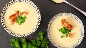 Schwarzwurzelsuppe Mit Speck Rezept Schwarzwurzelsuppe Rezepte Lebensmittel Essen