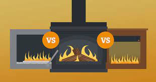 Like the gas fireplace, these are really not the most efficient way to get heat of the fuel resource. Gas Vs Wood Burning Fireplaces Vs Electric Fireplaces