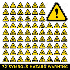 Warning Symbols Hand Google Search Put On The Kids 100th Day Shirt Just Need 28 More Hazard Symbol Symbols Stock Illustration
