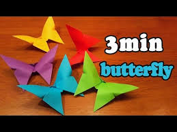 Youtube Origami Bird Easy Origami Butterfly Tutorial Origami Easy