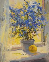 See more ideas about yellow art, art, art inspiration. Yellow Blue Flowers Painting Print Floral Canvas Art Yellow Etsy Blue Flowers Painting Painting Blue Flower Painting