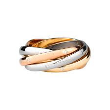Two For Trinity Ring With 15 Diamonds 6 Bands What I Think I Want Trinity Ring Cartier Ring Rings