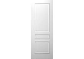 08 10 00 doors & frames revitcity division: M3 3 Panel Square Top White Primed W Raised Moulding 1 3 4